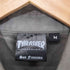 スラッシャー THRASHER ロゴ刺繍 フェード加工 半袖 ワークシャツ メンズ JPN:M