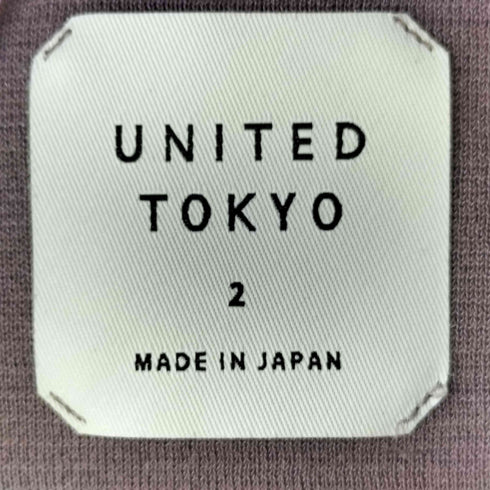 ユナイテッドトウキョウ UNITED TOKYO ウォッシャブルクルーネックニット メンズ JPN:2