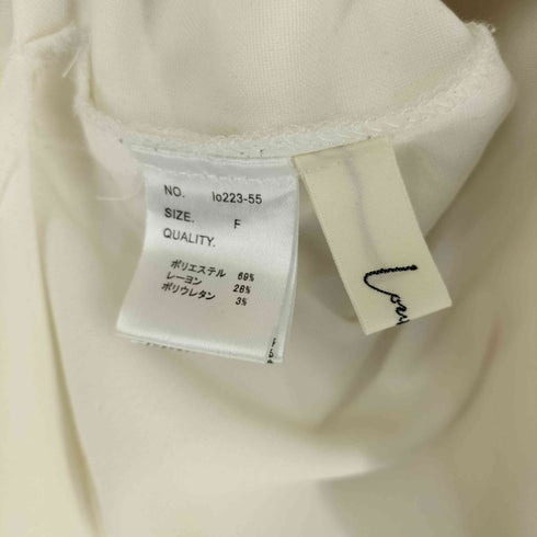 ローレン louren ポリレーヨン デザイン 長袖 ブラウス レディース FREE