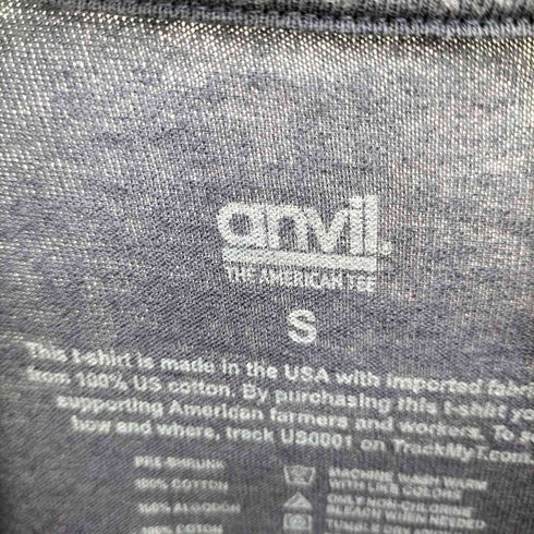 anvilボディ Cowboy Traditiom 両面プリント S/S クルーネック Tシャツ メンズ import:S
