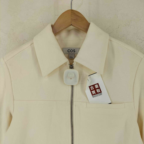 コス COS コットン ナイロン ジップアップ ジャケット レディース XS