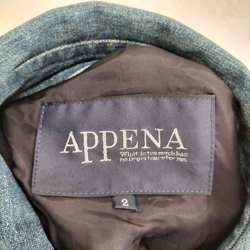 APPENA デニム切替トラッカージャケット Y2K レディース JPN:2
