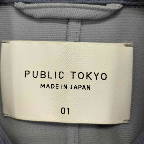 パブリックトウキョウ PUBLIC TOKYO ダブルサテンクレリックオーバーシャツ メンズ JPN:1
