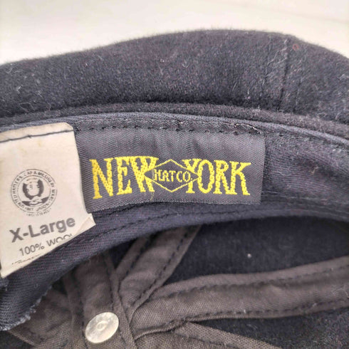 NEW YORK HATCO. ニューヨークハット USA製 ウールメルトン キャスケット レディース XL