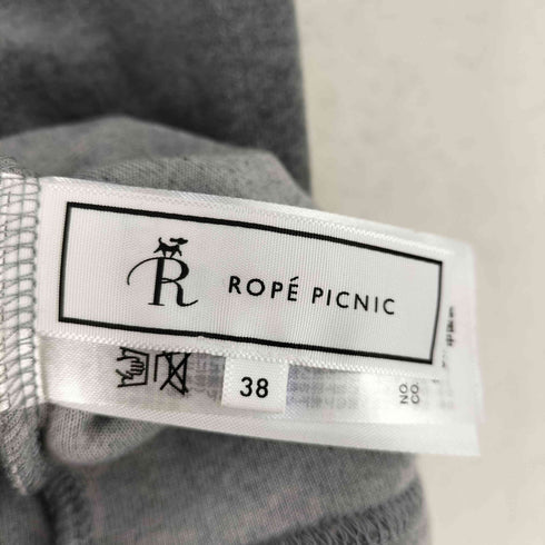 ロペピクニック Rope Picnic ベロア スナップボタン パイル クロップド カーディガン レディース 38