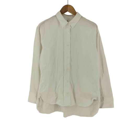 ユニクロプラスジェイ UNIQLO+J 25SS スーピマコットン オーバーサイズ シャツ レディース L