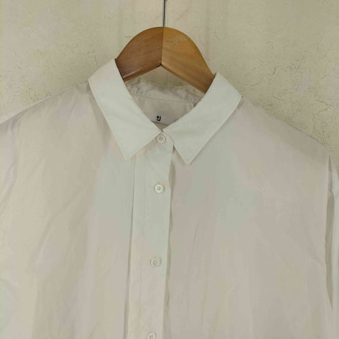 ユニクロプラスジェイ UNIQLO+J 25SS スーピマコットン オーバーサイズ シャツ レディース L