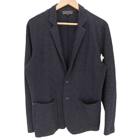 バーニーズニューヨーク BARNEYS NEWYORK ウール混 千鳥格子 テーラードジャケット メンズ import:M