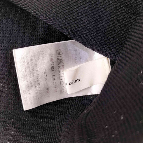 maison celon メゾン セロン レーヨン ナイロン オフショルダー トップス レディース