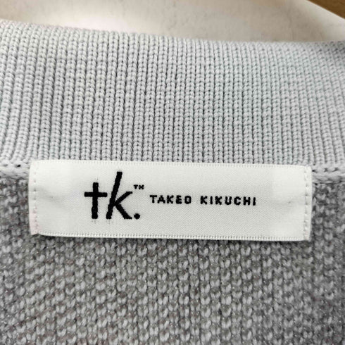 ティーケータケオキクチ tk. TAKEO KIKUCHI ペイズリーニットカーディガン メンズ