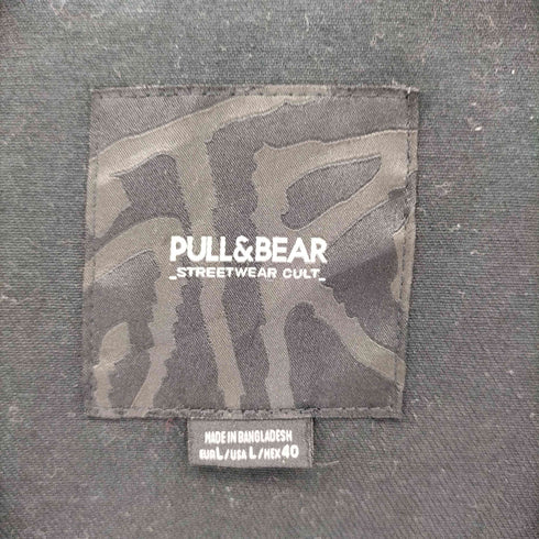 プルアンドベア PULL&BEAR マルチポケット デザインベスト メンズ L