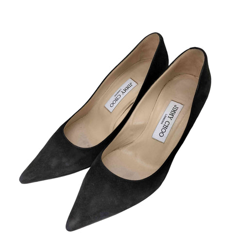 ジミーチュウ JIMMY CHOO ポインテッドトゥ ヒールパンプス Vibramソール レディース 36