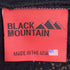 ブラックマウンテン BLACK MOUNTAIN USA製 総柄 雪山 オオカミ フリースジャケット 裾ドローコード メンズ import:L