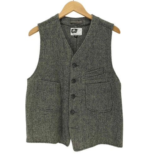 エンジニアードガーメンツ Engineered Garments シンチバック ヘリンボーン ウールベスト メンズ JPN:S