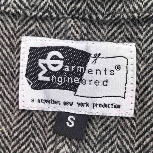 エンジニアードガーメンツ Engineered Garments シンチバック ヘリンボーン ウールベスト メンズ JPN:S