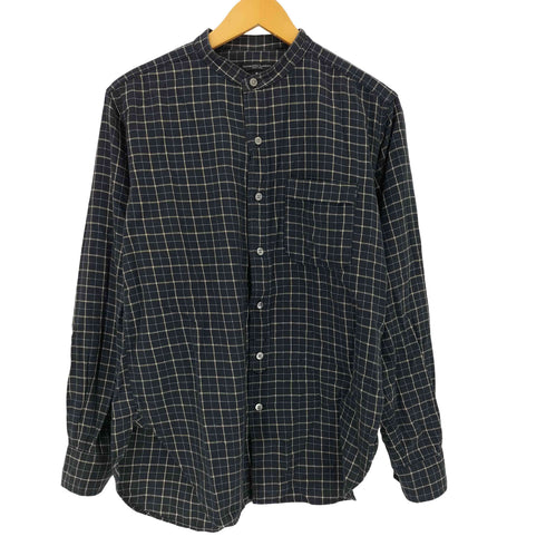 エンジニアードガーメンツ Engineered Garments バンドカラー チェック 長袖シャツ メンズ JPN:S