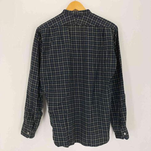 エンジニアードガーメンツ Engineered Garments バンドカラー チェック 長袖シャツ メンズ JPN:S