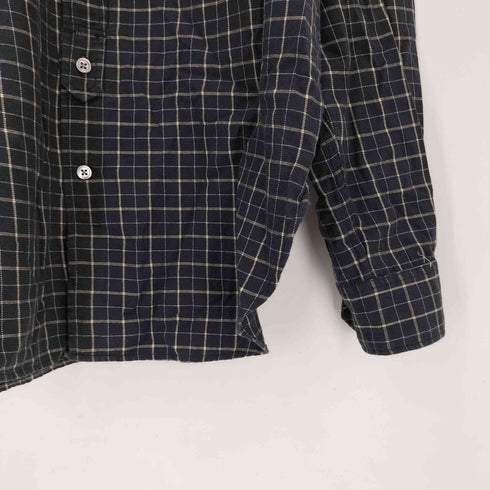 エンジニアードガーメンツ Engineered Garments バンドカラー チェック 長袖シャツ メンズ JPN:S