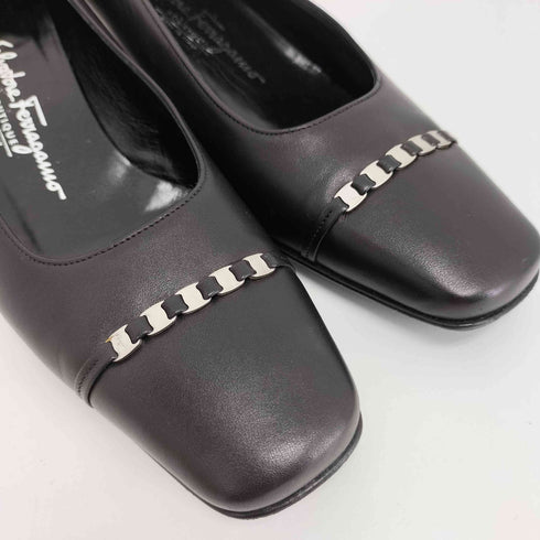 サルヴァトーレフェラガモ Salvatore Ferragamo レザーパンプス レディース UK:5.5