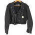 BLL 80s カウレザー エポレット クロップド ダブルライダースジャケット メンズ import:XL