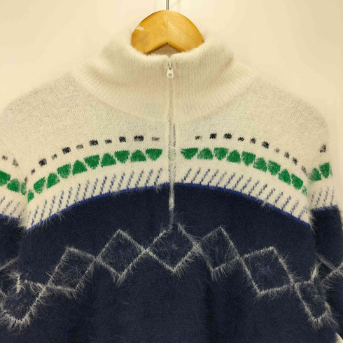 パム PAMM 食卓のノルディックハーフジップニット レディース JPN:2