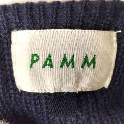 パム PAMM 食卓のノルディックハーフジップニット レディース JPN:2