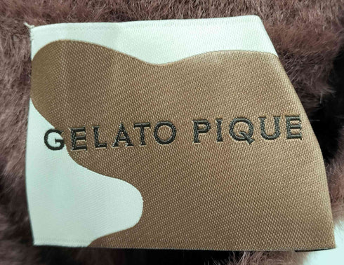 ジェラートピケ gelato pique ネコ モコ レギンス パンツ ふわもこ パジャマ ルームウェア レディース FREE