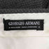 ジョルジオアルマーニ Giorgio Armani 80S 黒タグ イタリア製 ウールナイロン スタンドカラージャケット&2タックスラックス セットアップ メンズ