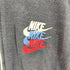 ナイキ NIKE 80s イタリア製 紺タグ 3連 スウッシュロゴ 刺繍 ジップアップ ベスト メンズ L