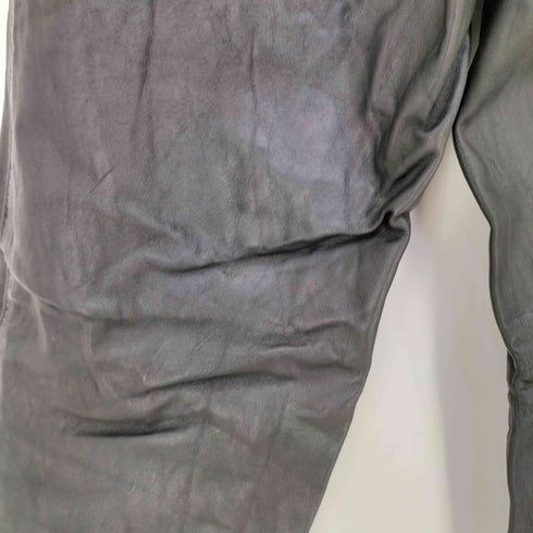 ショット Schott USA製 バックステッチ ジッパーフライ ストレートレザーパンツ メンズ US:30-31