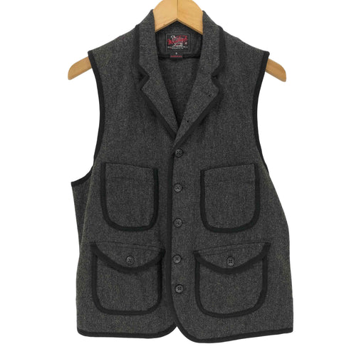 ウールリッチ WOOLRICH USA製 デザインウールベスト メンズ S