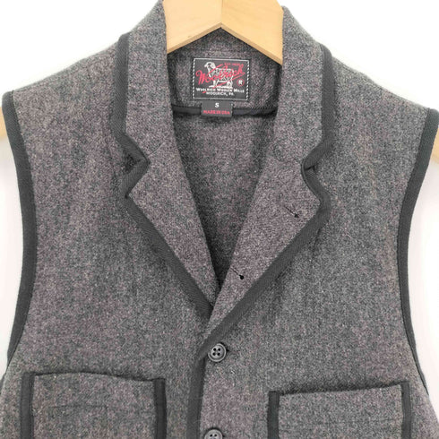 ウールリッチ WOOLRICH USA製 デザインウールベスト メンズ S