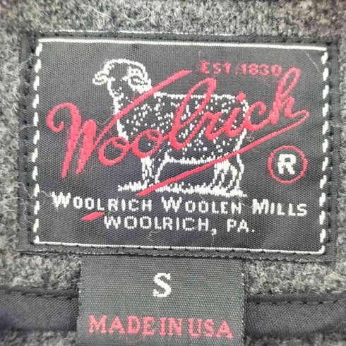 ウールリッチ WOOLRICH USA製 デザインウールベスト メンズ S