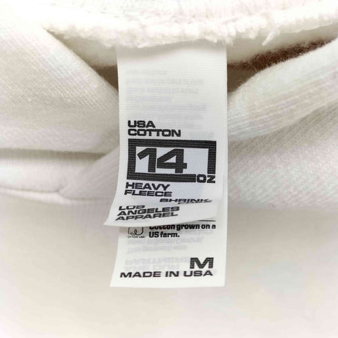 ロサンゼルスアパレル Los Angeles Apparel 14oz HEAVY FLEECE HOODED PULLOVER SWEATSHIRT ヘビーフリース プルオーバー パーカー メンズ M