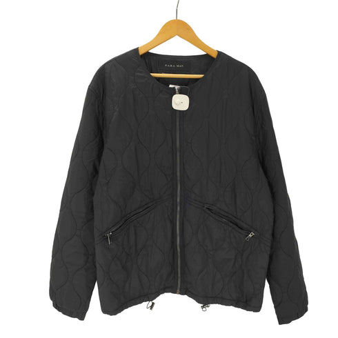 ザラマン ZARA MAN キルティング パデット パフ ジャケット 裾ドローコード メンズ import:XL