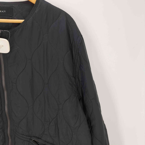 ザラマン ZARA MAN キルティング パデット パフ ジャケット 裾ドローコード メンズ import:XL