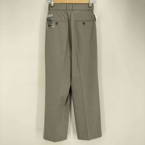 ユニクロ UNIQLO ストライプ タックワイドパンツ レディース JPN:XS