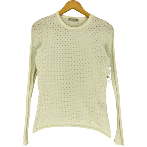 アクネストゥディオズ ACNE STUDIOS MARX NYLON アイレットデザイン 長袖 トップス レディース S