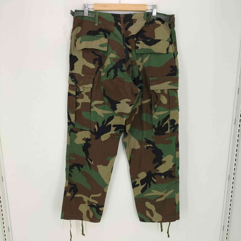 ユーエスアーミー U.S. ARMY 90s 96年会計 ウッドランドカモ サイドアジャスター BDU カーゴパンツ メンズ MEDIUM-SHORT