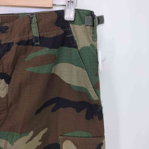 ユーエスアーミー U.S. ARMY 90s 96年会計 ウッドランドカモ サイドアジャスター BDU カーゴパンツ メンズ MEDIUM-SHORT