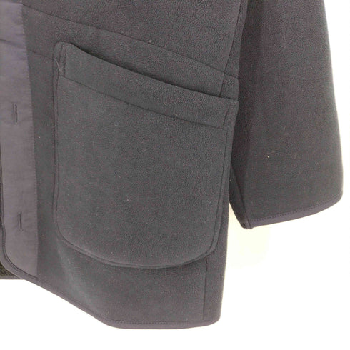 ユニクロ UNIQLO フリースノーカラーコート メンズ JPN:S