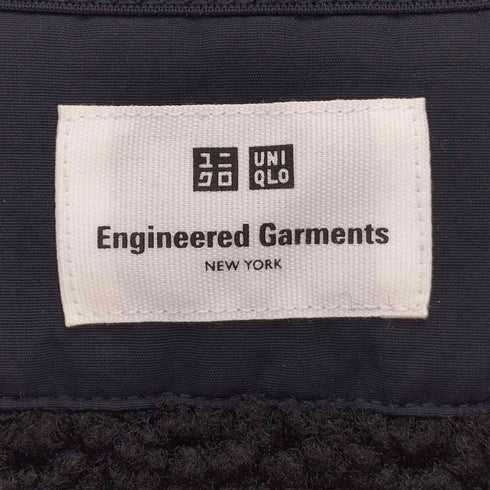 ユニクロ UNIQLO フリースノーカラーコート メンズ JPN:S