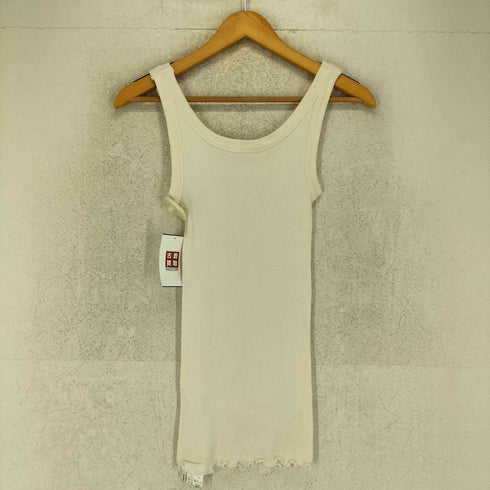 Pasand Select 別注 DRESS HERSELF ドレスハーセルフ シルク 100% リブ タンクトップ domestic レディース M-L