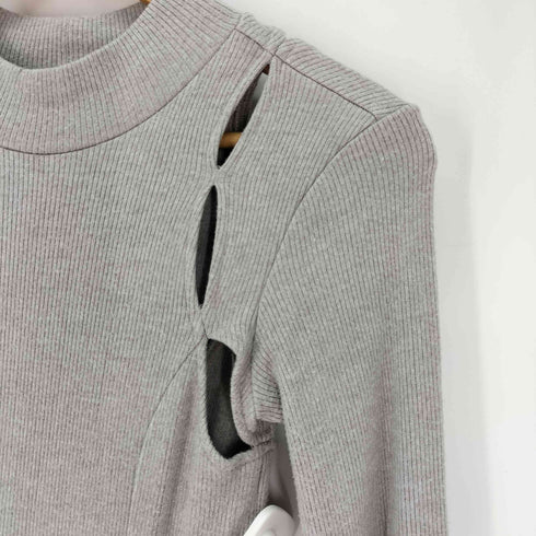 YILON /カットアウトデザイン ロングニットワンピース レディース FREE
