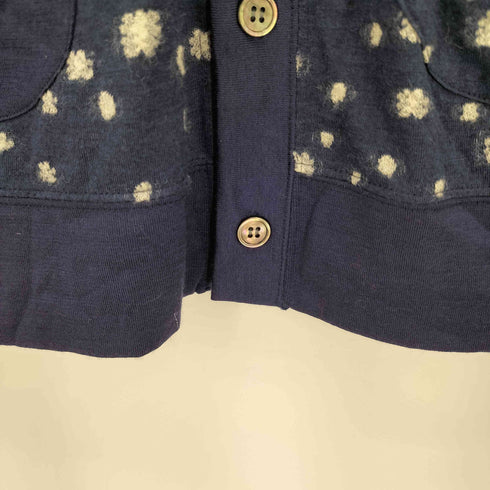 ツモリチサト TSUMORI CHISATO オバケ ドット 生地切替 カーディガン レディース JPN:2