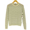 ジョンスメドレー JOHN SMEDLEY イングランド製 ウール ボーダー クルーネック長袖 ニット レディース S
