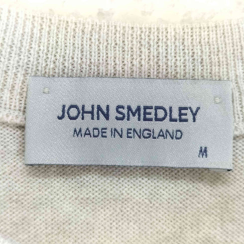 ジョンスメドレー JOHN SMEDLEY イングランド製 メリノウール 100% カーディガン レディース M