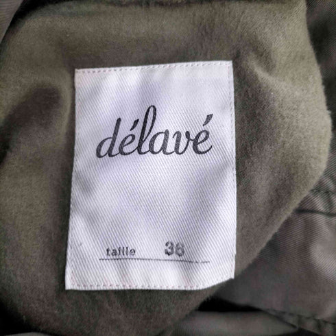 delave IDEALジップ ミリタリージャケット レディース JPN:36