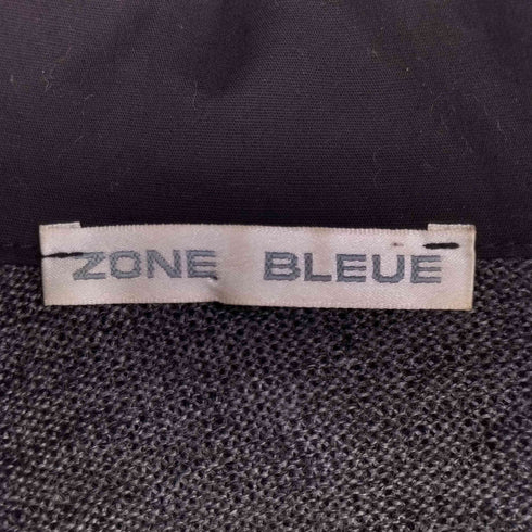 ZONE BLEUE ゾーンブルー フロントレイヤードデザイン 長袖 トップス レディース