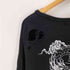 レフレム REFLEM ドラゴン 刺繍 ダメージ 加工 プルオーバー スウェット レディース FREE